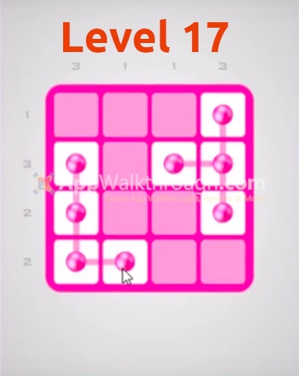 Logic Dots 2 – Pack 4×4 Level 17 Walkthrough