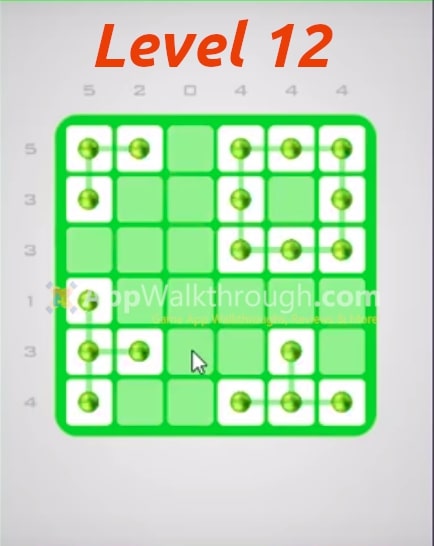 Logic Dots 2 – Pack 6×6 Level 12 Walkthrough