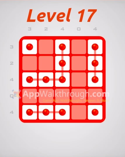 Logic Dots 2 – Pack 5×5 Level 17 Walkthrough