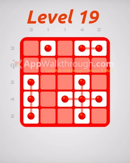 Logic Dots 2 – Pack 5×5 Level 19 Walkthrough