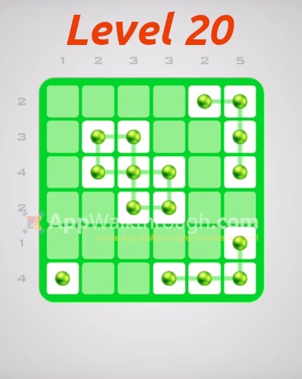 Logic Dots 2 – Pack 6×6 Level 20 Walkthrough