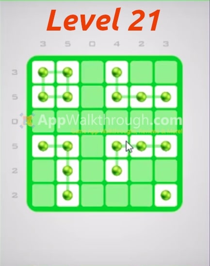 Logic Dots 2 – Pack 6×6 Level 21 Walkthrough