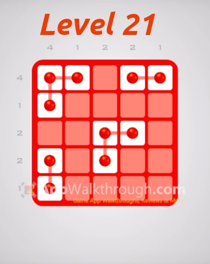Logic Dots 2 – Pack 5×5 Level 21 Walkthrough