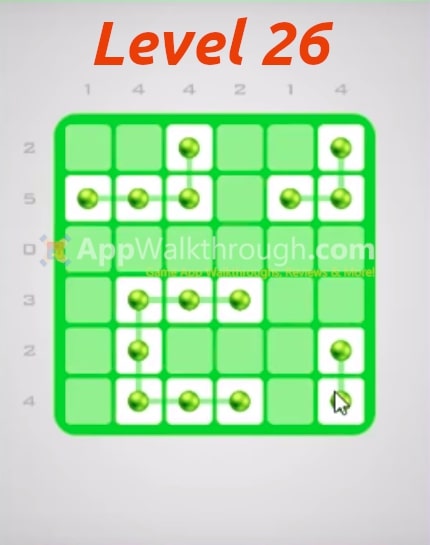 Logic Dots 2 – Pack 6×6 Level 26 Walkthrough