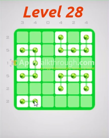 Logic Dots 2 – Pack 6×6 Level 28 Walkthrough