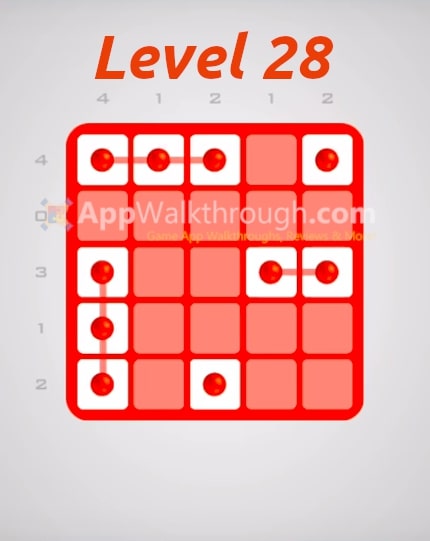 Logic Dots 2 – Pack 5×5 Level 28 Walkthrough
