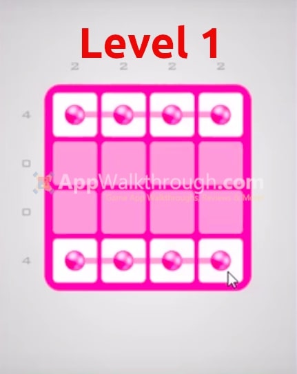 Logic Dots 2 – Pack 4×4 Level 1 Walkthrough