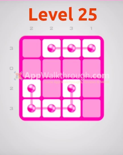 Logic Dots 2 – Pack 4×4 Level 25 Walkthrough